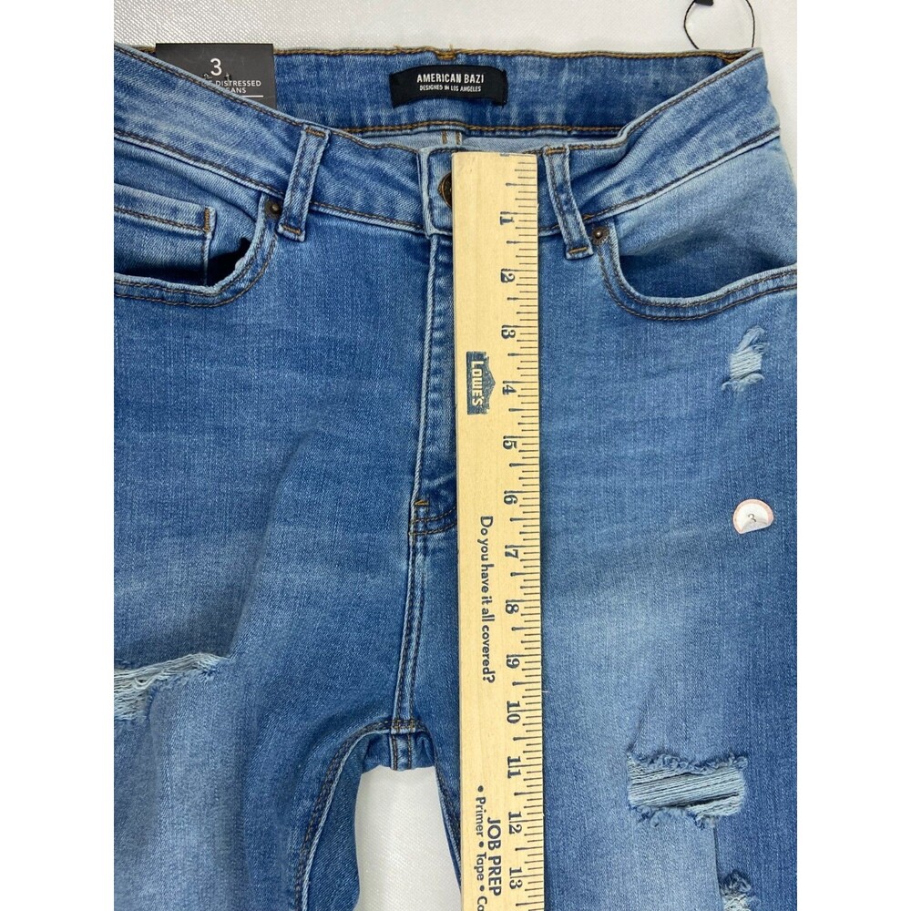 American Bazi Women Size 3 Jeans High Rise Skinny Distressed NWT - Picture 15 of 15